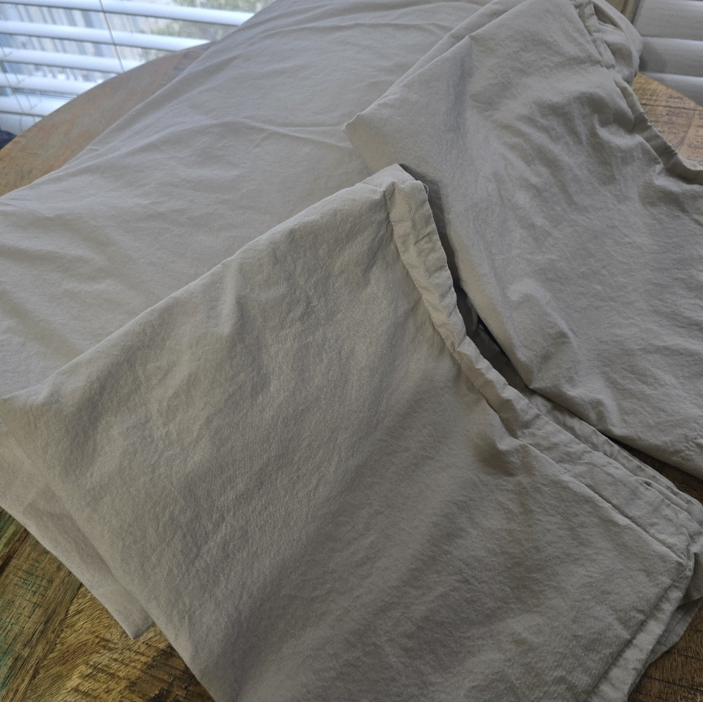 Parachute Duvet Cover and Pillowcases in Bone 100% Cotton - Picture 6 of 12